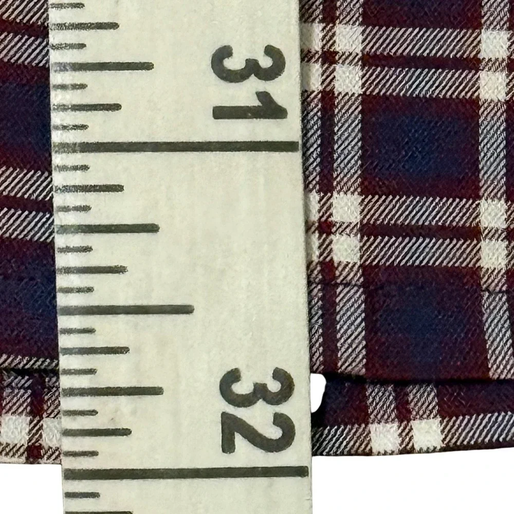 Peter Millar XL Mens Plaid Check Button Down Long Sleeve Shirt‎